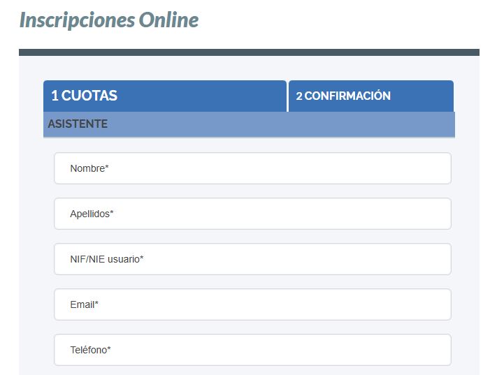 Formulario de Inscripción